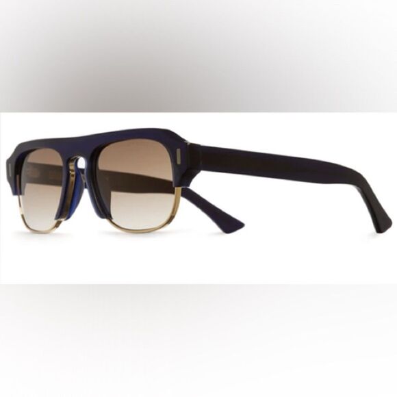 Cutler & Gross 1353 Blue and Gold Sunglasses - Picture 2 of 2